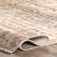 Nuloom Lesley Blend Vintage Nle3421A Beige Area Rug