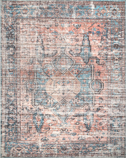 AreaRugs.com Wavaj Nwa1235A Blue Area Rug