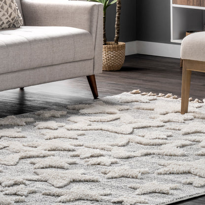 Nuloom Raven Stars Nra2935A Light Gray Area Rug