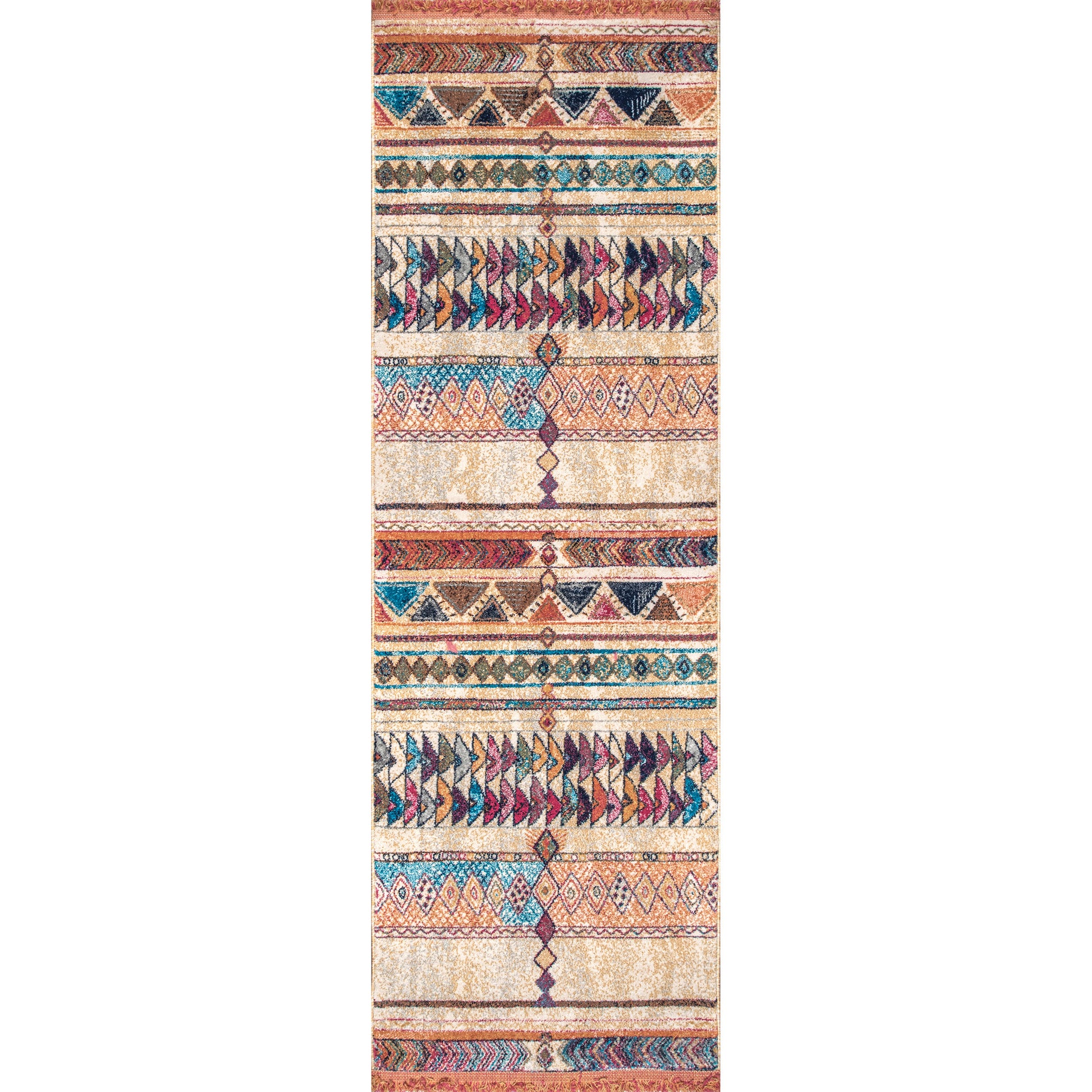 Nuloom Rochelle Aztec Nro3100A Orange Area Rug