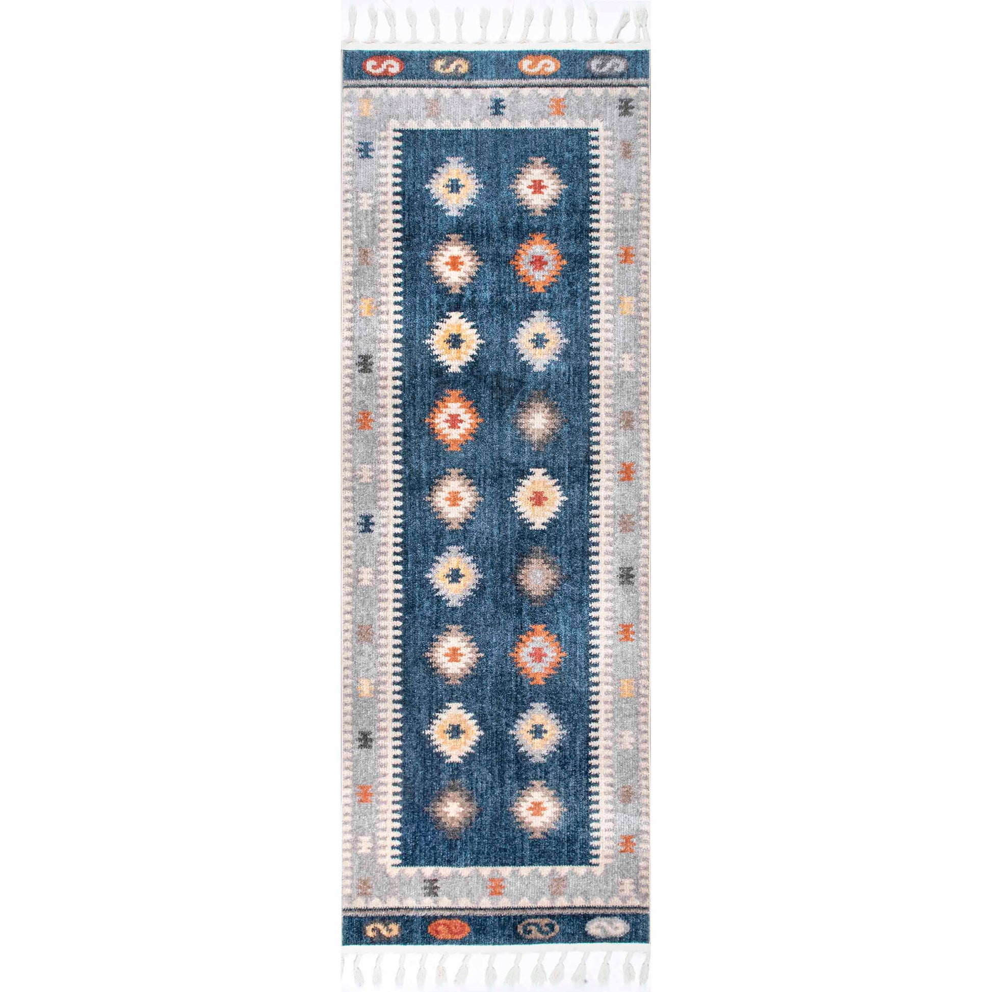 Nuloom Alia Tribal Nal2541A Blue Area Rug