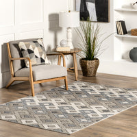 Nuloom Kris Transitional Nkr1660A Gray Area Rug