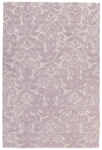 Chandra Yelena Yel43802 Purple / White Area Rug