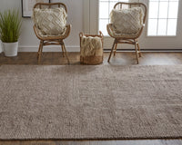 Feizy Thayer 8649F Brown Area Rug