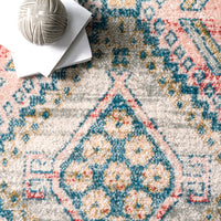 Nuloom Louise Tribal Nlo3112A Light Pink Area Rug