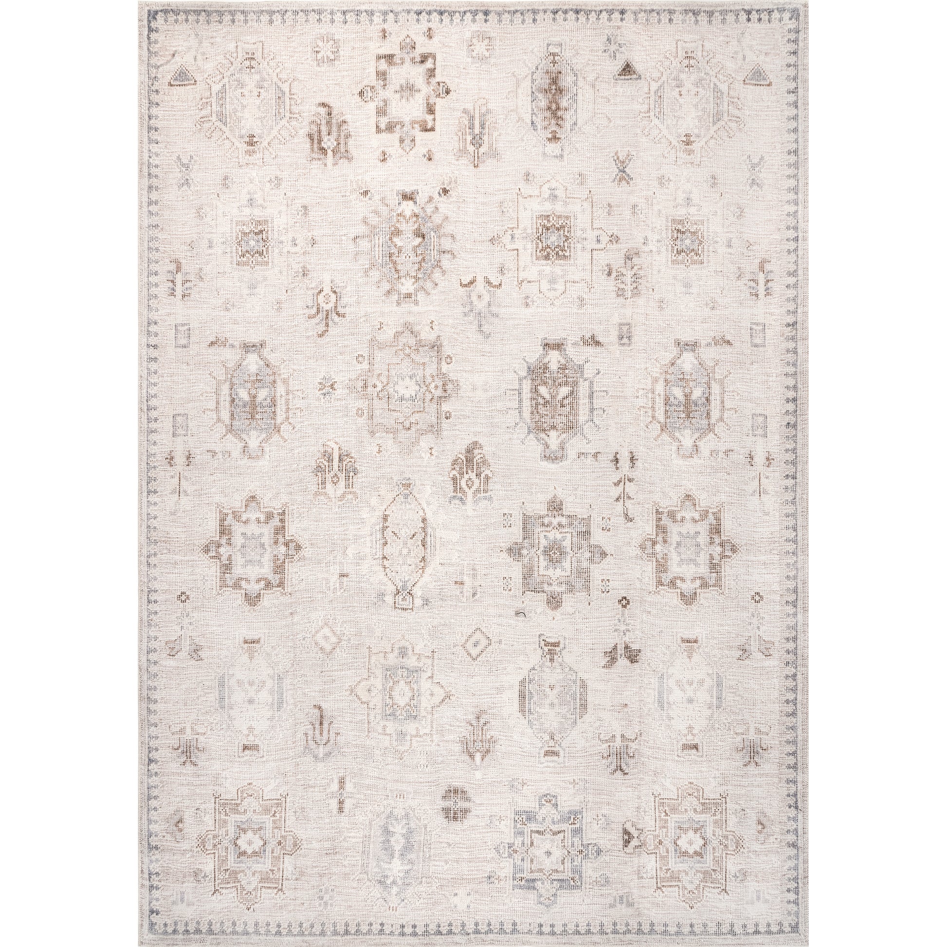 AreaRugs.com Wavaj Nwa1175A Beige Area Rug