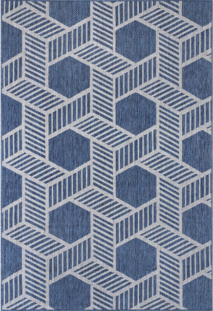 Nuloom Milania Lattice Nmi1796A Blue Area Rug