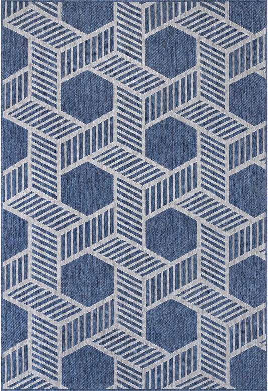 Nuloom Milania Lattice Nmi1796A Blue Area Rug