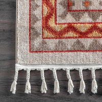 Nuloom Savanna Tribal Nsa2539A Rust Area Rug