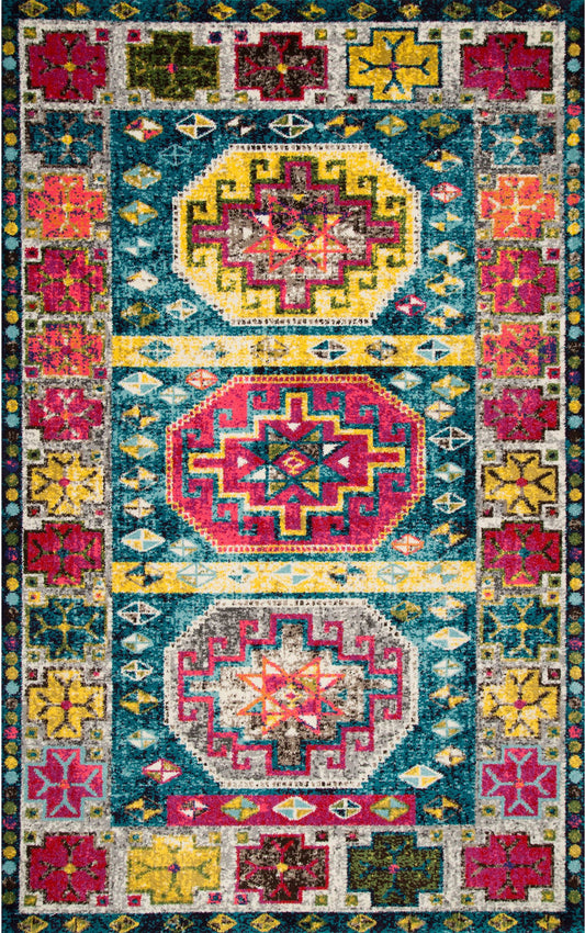 Nuloom Elise Aztec Nel1686A Multi Area Rug