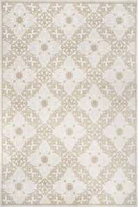 Nuloom Macie Snowflake Nma1558A Beige Area Rug