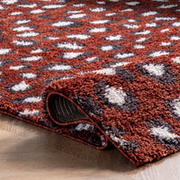 Nuloom Lennon Cozy Nle2959B Red Area Rug
