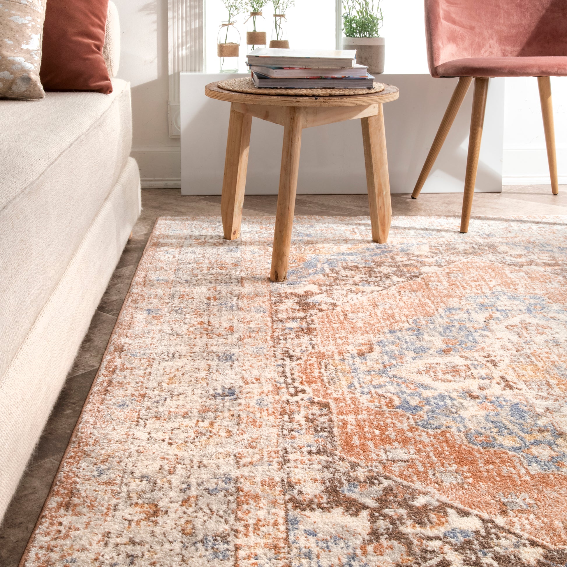 Nuloom Vintage Kate Nvi3081A Beige Area Rug