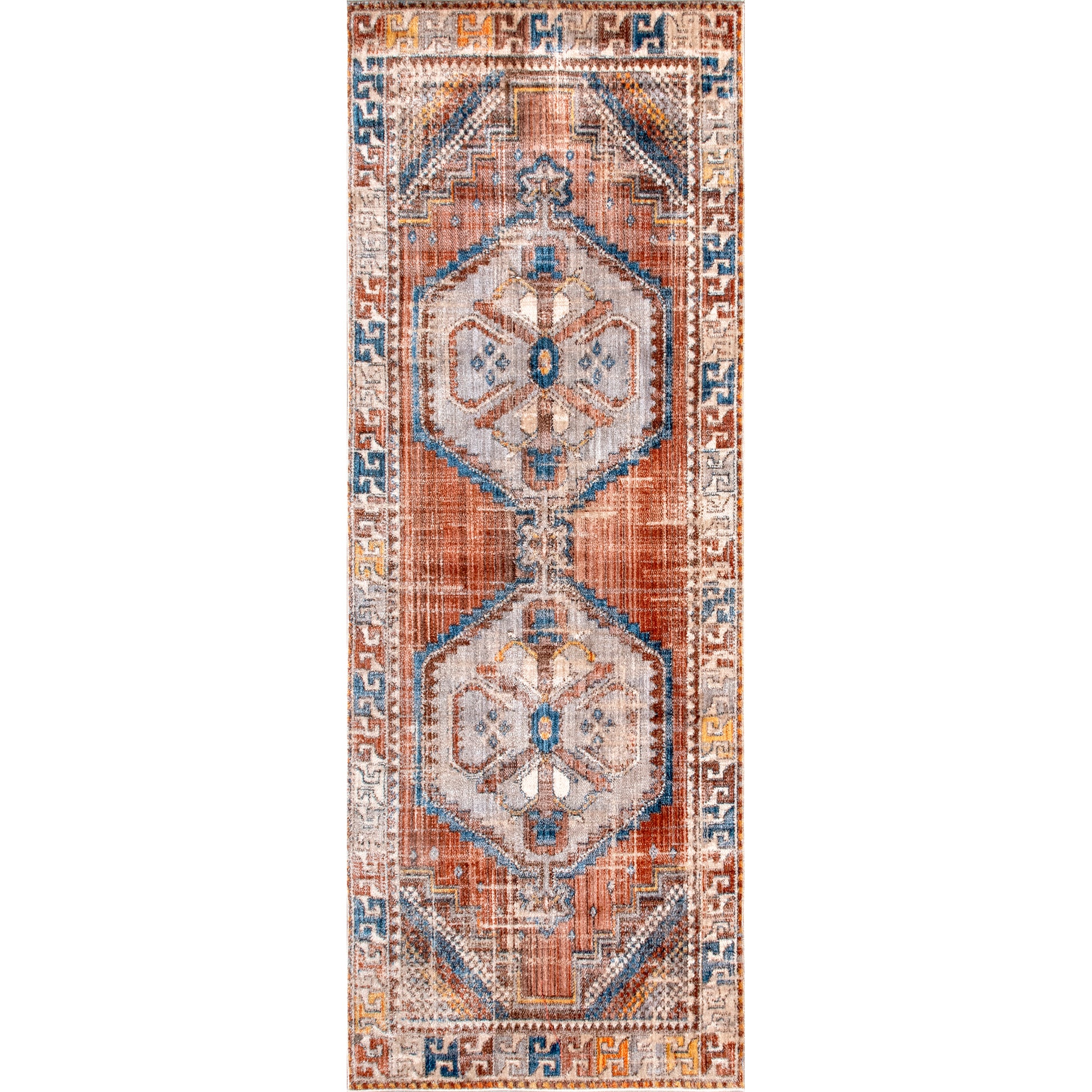 Nuloom Vintage Deborah Nvi2122A Rust Area Rug