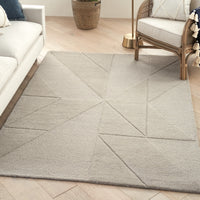 Nourison Modern Edge Mde01 Grey Area Rug