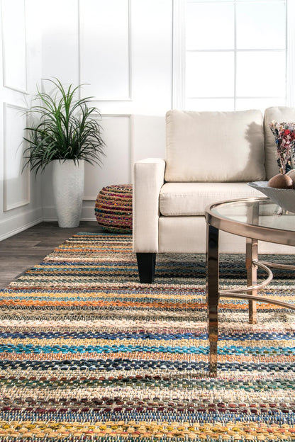 Nuloom Erasmo Stripes Ner3351A Multi Area Rug