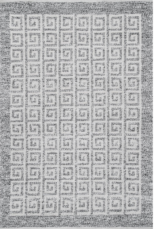 Nuloom Mckenzie Greek Key Trellis Nmc3563A Gray Area Rug