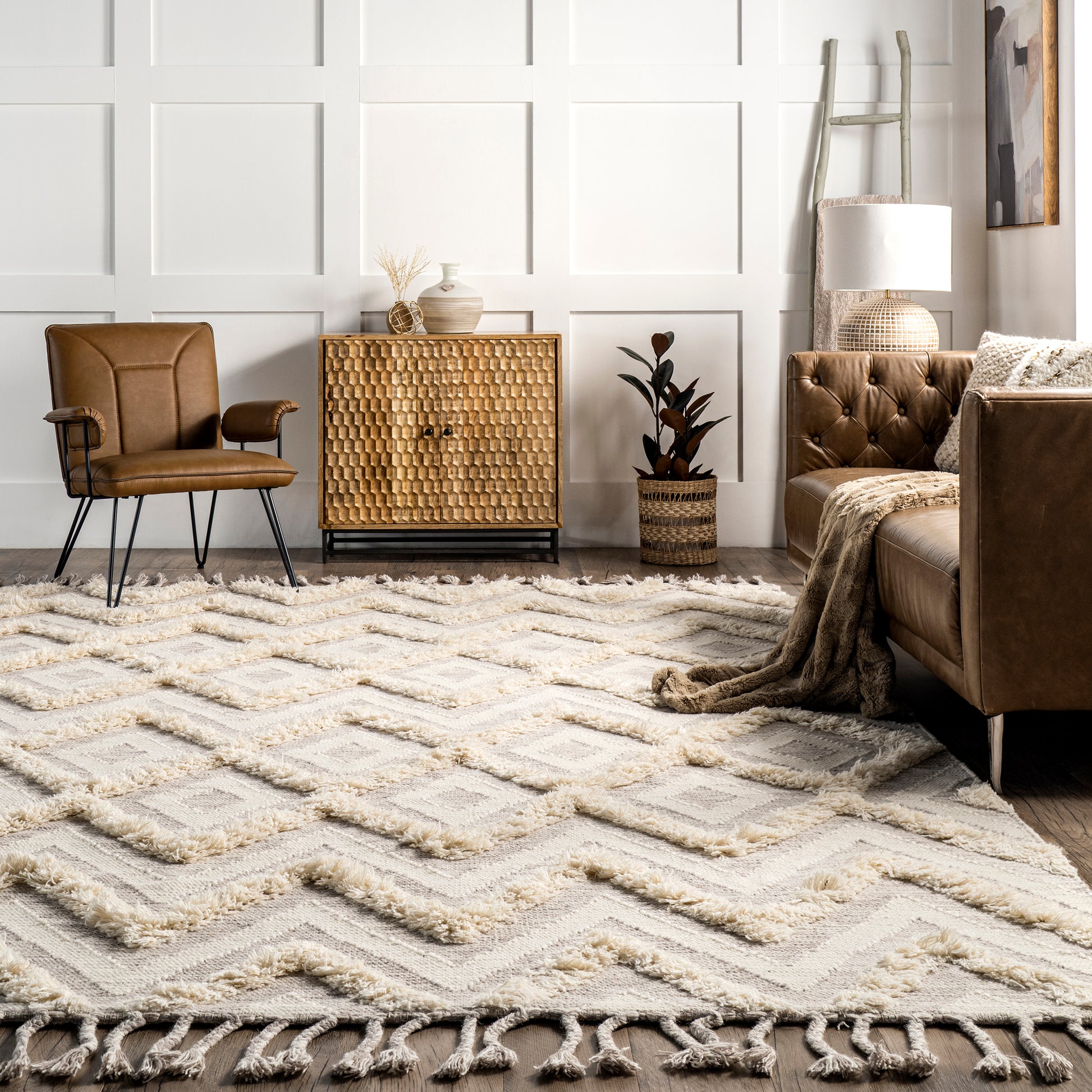 Nuloom Sony Bohemian Nso3059A Ivory Area Rug