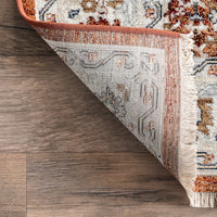 Nuloom Riley Bordered Area Nri1533A Rust Area Rug