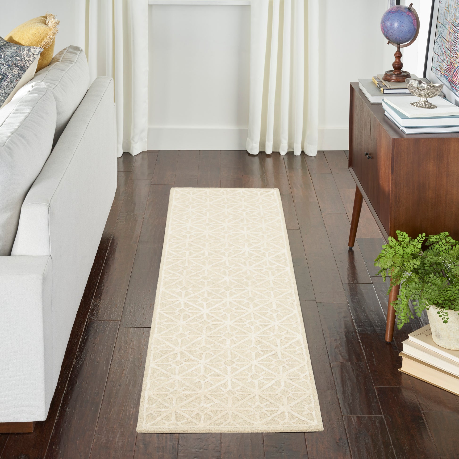 Nourison Nicole Curtis Series 2 Sr201 Ivory Area Rug