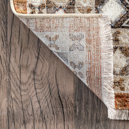 Nuloom Vanesa Distressedcbordered Nva1534A Rust Area Rug