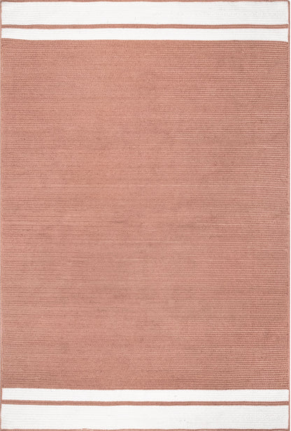 Nuloom Georgina Casual Solid Nge3603C Rust Area Rug