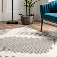 Nuloom Delora Bohemian Blend Nde2780A Ivory Area Rug