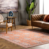 AreaRugs.com Wavaj Nwa1168A Rust Area Rug