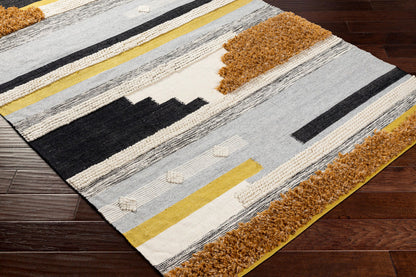 Surya Yuva Yuv-2301 Camel, Mustard, Black, Medium Gray Area Rug