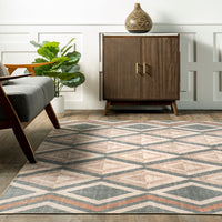 AreaRugs.com Wavaj Nwa1298A Blue Area Rug