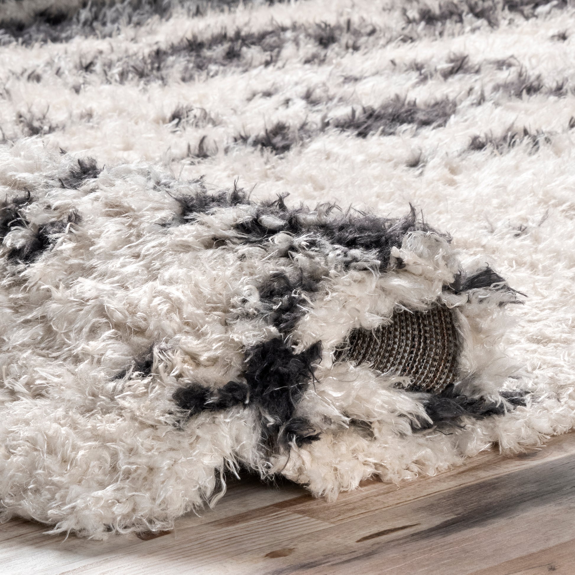 Nuloom Amabella And Fluffy Nam1860A Beige Area Rug