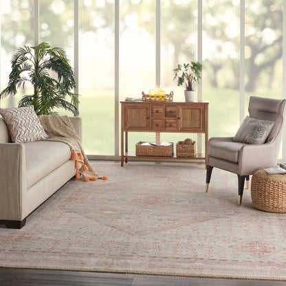 Nourison Homestead Hms03 Beige/Grey Area Rug