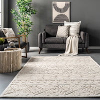 Nuloom Miranda Moroccan Textured Nmi3305A Ivory Area Rug