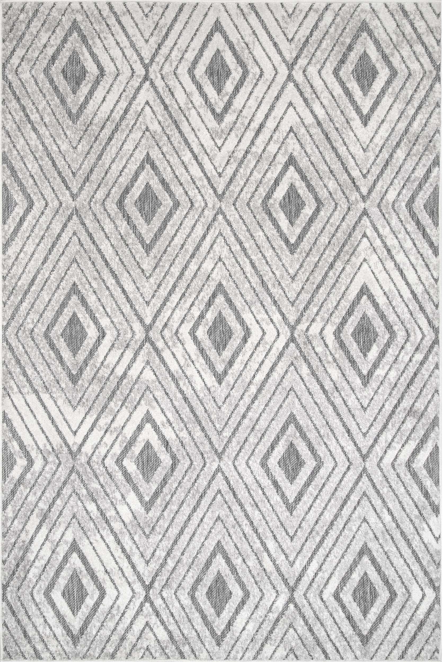 Nuloom Lara Diamonds Nla1554A Gray Area Rug