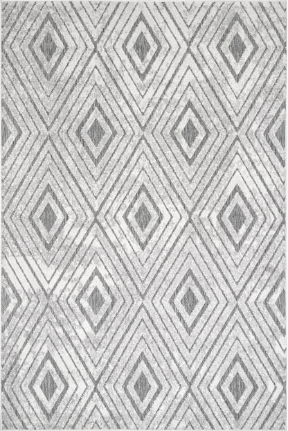 Nuloom Lara Diamonds Nla1554A Gray Area Rug