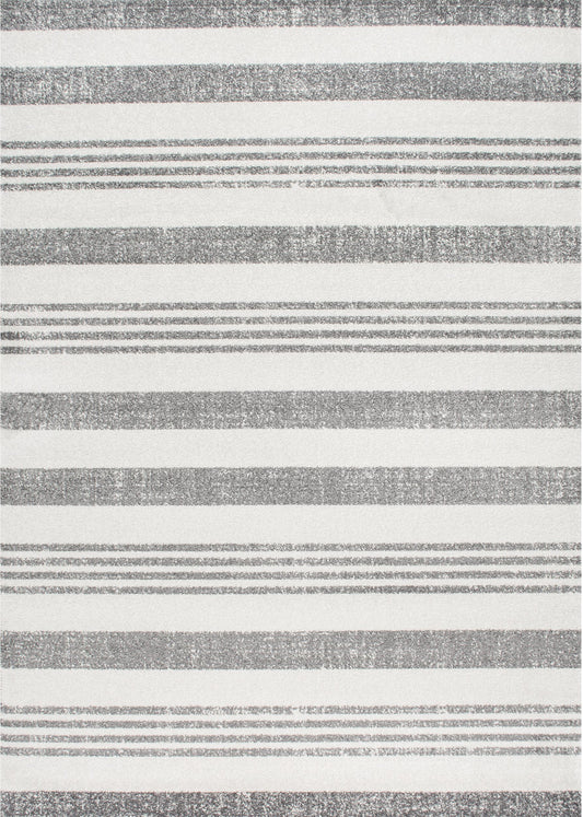 Nuloom Striped Kelsi Nst3221A Gray Area Rug