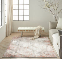 Calvin Klein Home Ck022 Infinity Ifn01 Rust Multicolor Area Rug