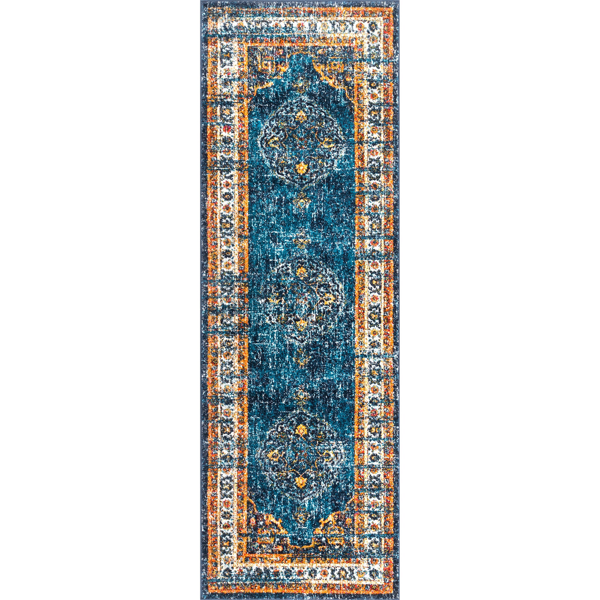 Nuloom Persian Olivia Npe3140A Blue Area Rug