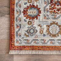 Nuloom Riley Bordered Area Nri1533A Rust Area Rug