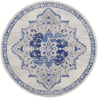 Nourison Whimsicle Whs14 Ivory Blue Area Rug