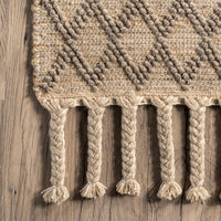 Nuloom Alex And Textured Nal3589A Natural Area Rug