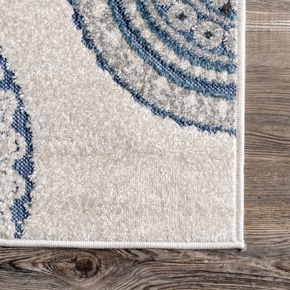 Nuloom Andi Textured Nan1559B Blue Area Rug