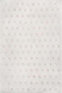 Nuloom Lulu Raised Dots Nlu3410A Ivory Area Rug