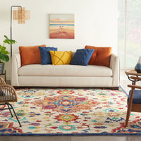 Nourison Bahari Bah01 Multicolor Area Rug