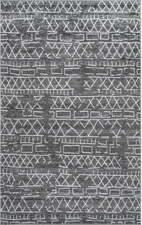 Nuloom Bexley Banded Tribal Nbe1452C Gray Area Rug