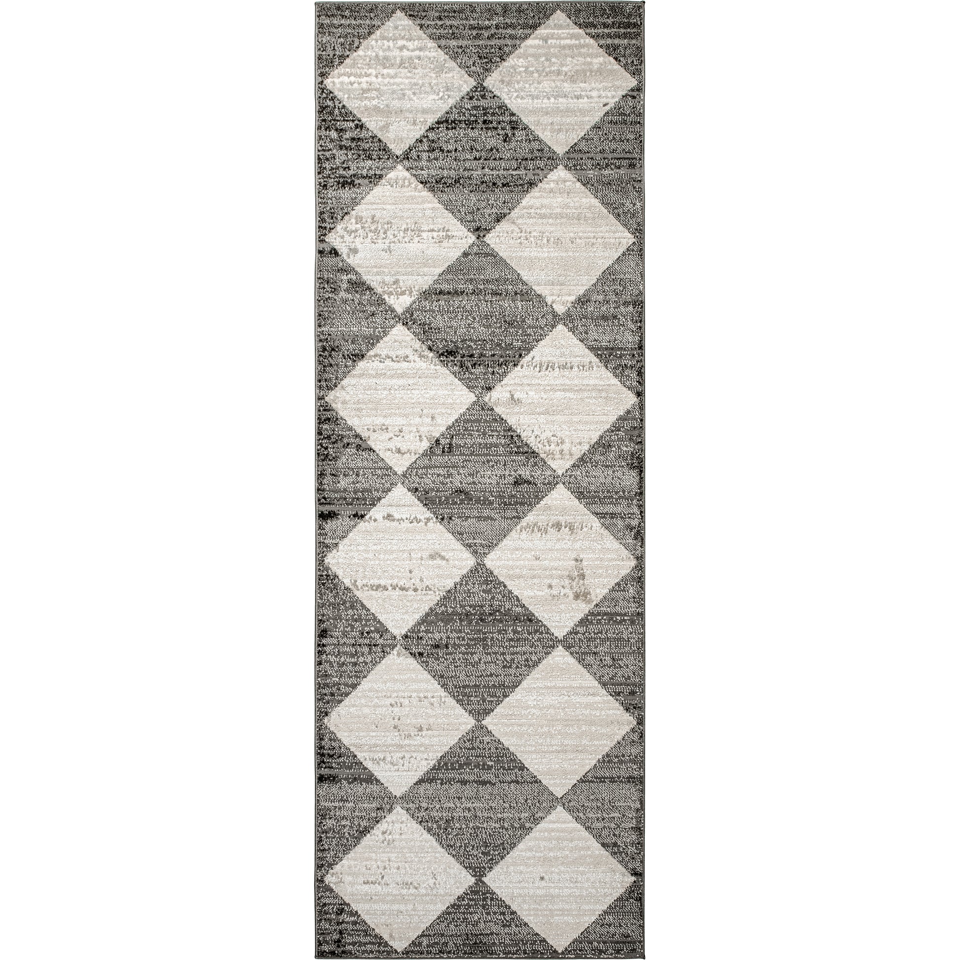 Nuloom Gianna Checker Tile Ngi1605A Gray Area Rug