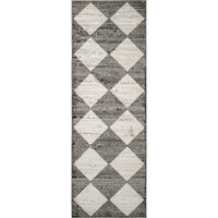 Nuloom Gianna Checker Tile Ngi1605A Gray Area Rug