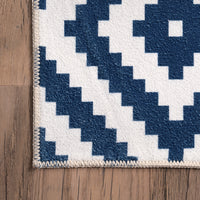 AreaRugs.com Wavaj Nwa1196B Blue Area Rug