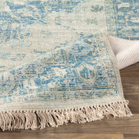 Surya Zainab Zai-2300 Sky Blue, Navy, Sage, Lime Area Rug