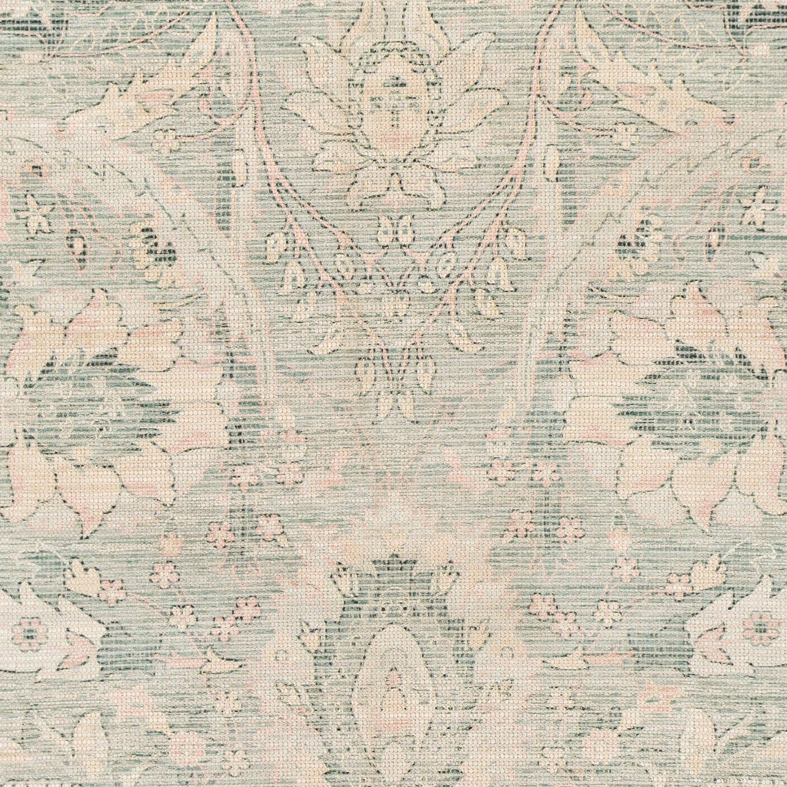 Surya Zainab Zai-2302 Sage, Dark Green, Lime, Pale Pink Area Rug